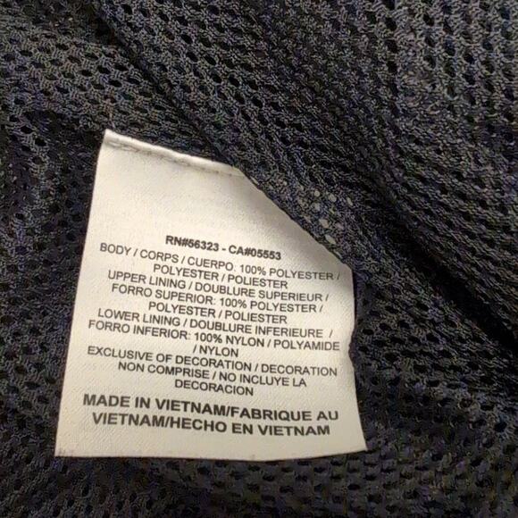 Vintage Nike Men's Warm Up Pants Swishy Navy Blue Drawstring Mesh Lined Athletic - Picture 5 of 5